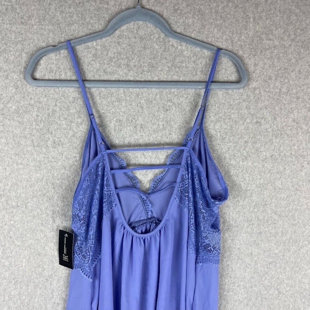 New INC International Concepts Womans Small Nightgown Lace & Chiffon Purple NWT - Picture 8 of 9